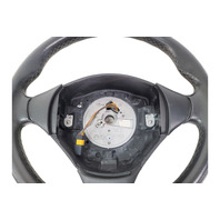 1997-2002 BMW Z2 3-Spoke Leather Chrome Line Steering Wheel Black, 32-30-1-096-778, F040, OEM, 1997, 1998, 1999, 2000, 2001, 2002
