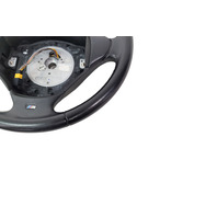1997-2002 BMW Z2 3-Spoke Leather Chrome Line Steering Wheel Black, 32-30-1-096-778, F040, OEM, 1997, 1998, 1999, 2000, 2001, 2002
