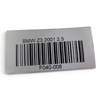 1997-2002 BMW Z3 Driver Air Wheel Bag, Black, 32-34-2-229-370, F040, OEM, 1997, 1998, 1999, 2000, 2001, 2002