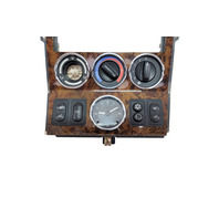 1997-2002 BMW Z3 Wood Center Dash Console Climate Switch Trim Panel Assembly, 51-16-8-410-711, F040, OEM, 1997, 1998, 1999, 2000, 2001, 2002