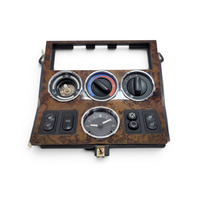 1997-2002 BMW Z3 Wood Center Dash Console Climate Switch Trim Panel Assembly, 51-16-8-410-711, F040, OEM, 1997, 1998, 1999, 2000, 2001, 2002