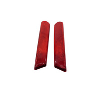 1996-2002 BMW Z3 Rear Right/Left Bumper Reflector Marker, 63-14-8-381-253, 63-14-8-381-254 F040, OEM, 1996, 1997, 1998, 1999, 2000, 2001, 2002