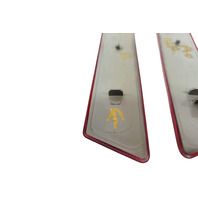 1996-2002 BMW Z3 Rear Right/Left Bumper Reflector Marker, 63-14-8-381-253, 63-14-8-381-254 F040, OEM, 1996, 1997, 1998, 1999, 2000, 2001, 2002