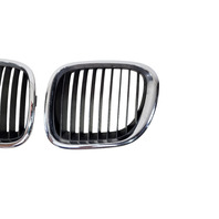 1996-2002 BMW Z3 Front Bumper Grill Grille Right/Left Set, 51-13-8-412-950, F040, OEM, 1996, 1997, 1998, 1999, 2000, 2001, 2002