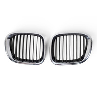 1996-2002 BMW Z3 Front Bumper Grill Grille Right/Left Set, 51-13-8-412-950, F040, OEM, 1996, 1997, 1998, 1999, 2000, 2001, 2002
