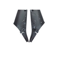 1996-2002 BMW Z3 Front Pillar Cover Trim Garnish Right/Left Set 51-43-8-401-080, F040, OEM, 1996, 1997, 1998, 1999, 2000, 2001, 2002