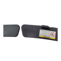 1996-2002 BMW Z3 Sun Visor Sunvisor Left/Right Set Black, 51-16-8-410-185, F040, OEM, 1996, 1997, 1998, 1999, 2000, 2001, 2002