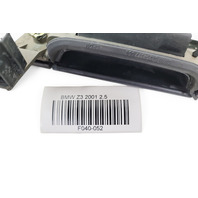 1996-2002 BMW Z3 Exterior Door Handle Front Right/Passenger Black, 51-21-8-401-624, F040, OEM, 1996, 1997, 1998, 1999, 2000, 2001, 2002