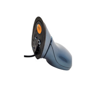 1996-2002 BMW Z3 Right/Passenger Side View Mirror Blue,  51-16-8-397-042, F040, OEM, 1996, 1997, 1998, 1999, 2000, 2001, 2002