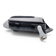 1996-2002 BMW Z3 Interior Door Handle Front Right Black, 51-22-2-261-150, F040, OEM, 1996, 1997, 1998, 1999, 2000, 2001, 2002