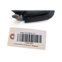 1996-2002 BMW Z3 Interior Door Handle Front Right Black, 51-22-2-261-150, F040, OEM, 1996, 1997, 1998, 1999, 2000, 2001, 2002