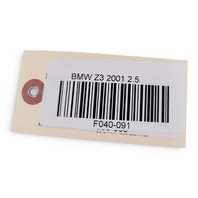 1996-2002 BMW Z3 High/Low Note Horn Assembly, 61-33-8-407-730, 61-33-8-407-739, F040, OEM, 1996, 1997, 1998, 1999, 2000
