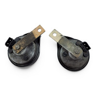 1996-2002 BMW Z3 High/Low Note Horn Assembly, 61-33-8-407-730, 61-33-8-407-739, F040, OEM, 1996, 1997, 1998, 1999, 2000