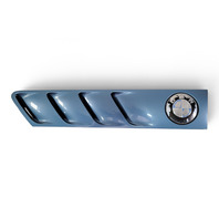 1996-2002 BMW Z3 Fender Grille Trim Air Vent Left/Driver 51-13-0-031-457, F040, OEM, 1996, 1997, 1998, 1999, 2000, 2001, 2002