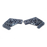 1996-2002 BMW Z3 Front Right/Left Bumper Bracket Guide Retainer Set, 51-11-8-401-801, 51-11-8-401-802, F040, OEM, 1996, 1997, 1998, 1999, 2000, 2001, 2002
