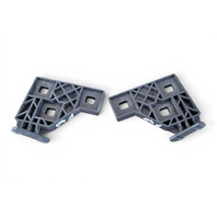 1996-2002 BMW Z3 Front Right/Left Bumper Bracket Guide Retainer Set, 51-11-8-401-801, 51-11-8-401-802, F040, OEM, 1996, 1997, 1998, 1999, 2000, 2001, 2002