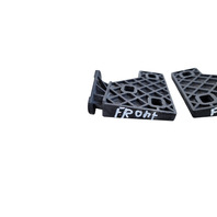1996-2002 BMW Z3 Front Right/Left Bumper Bracket Guide Retainer Set, 51-11-8-401-801, 51-11-8-401-802, F040, OEM, 1996, 1997, 1998, 1999, 2000, 2001, 2002