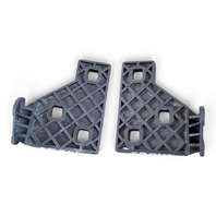 1996-2002 BMW Z3 Front Right/Left Bumper Bracket Guide Retainer Set, 51-11-8-401-801, 51-11-8-401-802, F040, OEM, 1996, 1997, 1998, 1999, 2000, 2001, 2002