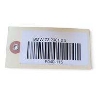 1996-2002 BMW Z3 Heater Control Valve, 64-11-8-375-443, F040, OEM, 1997, 1998, 1999, 2000, 2001, 2002