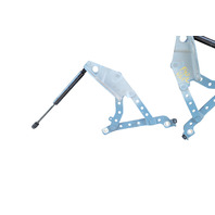 1996-2002 BMW Z3 Front Right/Left Hood Bonnet Hinge Bracket w/Support, 41-61-8-398-665, 41-61-8-398-666, F040, OEM, 1996, 1997, 1998, 1999, 2000, 2001, 2002