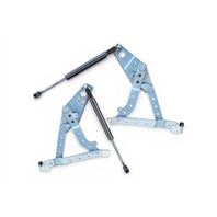 1996-2002 BMW Z3 Front Right/Left Hood Bonnet Hinge Bracket w/Support, 41-61-8-398-665, 41-61-8-398-666, F040, OEM, 1996, 1997, 1998, 1999, 2000, 2001, 2002