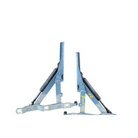 1996-2002 BMW Z3 Trunk Hinge w/Support Set Left/Right Set Blue, 41-62-8-413-371, 41-62-8-413-372 F040, OEM, 1996, 1997, 1998, 1999, 2000, 2001, 2002
