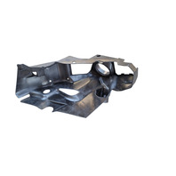 1997-2002 BMW Z3 Front Left Driver Lower Air Duct Air Intake Panel, 51-71-2-491-033, F040, OEM, 1997, 1998, 1999, 2000, 2001, 2002