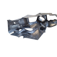 1997-2002 BMW Z3 Front Left Driver Lower Air Duct Air Intake Panel, 51-71-2-491-033, F040, OEM, 1997, 1998, 1999, 2000, 2001, 2002