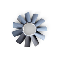 1997-2002 BMW Z3 Radiator Condenser Cooling Fan ONLY, 11-52-1-712-058, F040, OEM, 1997, 1998, 1999, 2000, 2001, 2002