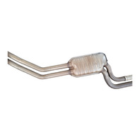 2001-2002 BMW Z3 Exhaust Muffler Cat-Back, 18-10-7-503-767, 18-10-7-505-644, F040, OEM, 2001, 2002