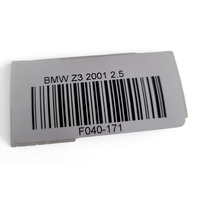 1997-2002 BMW Z3 Trunk Lid Lock Cylinder Assembly Catch, 51-24-8-269-956, F040, OEM, 1997, 1998, 1999, 2000, 2001, 2002