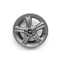 1996-2002 BMW Z3 Alloy Wheel 5 Spoke 7JX16 ET:46, #4, 36-11-1-096-138, F040, OEM, 1996, 1997, 1998, 1999, 2000, 2001, 2002 1996-2002 BMW Z3 Alloy Wheel 5 Spoke 7JX16 ET:46, #4, 36-11-1-096-138, F040, OEM, 1996, 1997, 1998, 1999, 2000, 2001, 2002