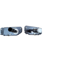 1997-2002 BMW Z3 Rear Bumper Reinforcement Bar Beam Bracket Right/Left Set, 51-12-8-410-751, F040, OEM, 1997, 1998, 1999, 2000, 2001, 2002