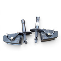 1997-2002 BMW Z3 Rear Bumper Reinforcement Bar Beam Bracket Right/Left Set, 51-12-8-410-751, F040, OEM, 1997, 1998, 1999, 2000, 2001, 2002
