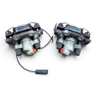 1996-2002 BMW Z3 Rear Right/Left Brake Caliper Set, 34-21-1-164-397, 34-21-1-164-398, F040, OEM, 1996, 1997, 1998, 1999, 2000, 2001, 2002