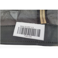 1996-2002 BMW Z3 Rear Convertible Leather Wind Deflector Mesh Screen Unit Black, 82-15-0-002-109, F040, OEM, 1996, 1997, 1998, 1999, 2000, 2001, 2002