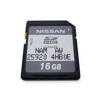 2017 Infiniti Q60 Premium Navigation Map SD Memory Card North America 16GB, 25920-4HB0E, F041, OEM, 2017