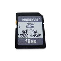 2017 Infiniti Q60 Premium Navigation Map SD Memory Card North America 16GB, 25920-4HB0E, F041, OEM, 2017