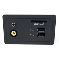 2017-2019 Infiniti Q60 USB AUX Auxiliary Port 284H3-4GA0C, F041, OEM, 2017, 2018, 2019