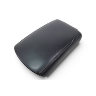 2017-2022 Infiniti Q50 Center Console Arm Rest Cover Leather Black 96920-4GT0A, F041, OEM, 2017, 2018, 2019, 2020, 2021, 2022