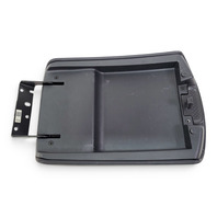 2017-2022 Infiniti Q50 Center Console Arm Rest Cover Leather Black 96920-4GT0A, F041, OEM, 2017, 2018, 2019, 2020, 2021, 2022