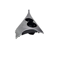 2017-2022 Infiniti Q60 Rear Console Cup Drink Holder 96950-5CB0A, F041, OEM, 2017, 2018, 2019, 2020, 2021, 2022