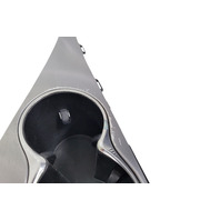 2017-2022 Infiniti Q60 Rear Console Cup Drink Holder 96950-5CB0A, F041, OEM, 2017, 2018, 2019, 2020, 2021, 2022