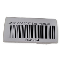2017-2020 Infiniti Q60 SRS Clock Spring Spiral Reel Cable 25554-4GA0B, F041, OEM, 2017, 2018, 2019, 2020