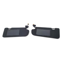 2017-2022 Infiniti Q60 Sun Visor Sunvisor Right/Left Black Set, 96401-5CH0A, 96400-5CR0B, F041, OEM, 2017, 2018, 2019, 2020, 2021, 2022