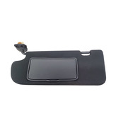 2017-2022 Infiniti Q60 Sun Visor Sunvisor Right/Left Black Set, 96401-5CH0A, 96400-5CR0B, F041, OEM, 2017, 2018, 2019, 2020, 2021, 2022