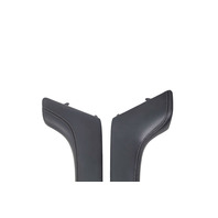2017-2022 Infiniti Q60 Front Knee Pad Side Trim Black Right/Passenger Left & Right Set (2) 68210-5CB1A, 68211-5CB0A, F041, OEM, 2017, 2018, 2019, 2020, 2021, 2022