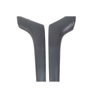 2017-2022 Infiniti Q60 Front Knee Pad Side Trim Black Right/Passenger Left & Right Set (2) 68210-5CB1A, 68211-5CB0A, F041, OEM, 2017, 2018, 2019, 2020, 2021, 2022