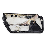 2017-2022 Infiniti Q60 Front Right Door Panel Black, 80900-5CN8B, F041, OEM, 2017, 2018, 2019, 2020, 2021, 2022
