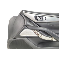 2017-2022 Infiniti Q60 Front Right Door Panel Black, 80900-5CN8B, F041, OEM, 2017, 2018, 2019, 2020, 2021, 2022